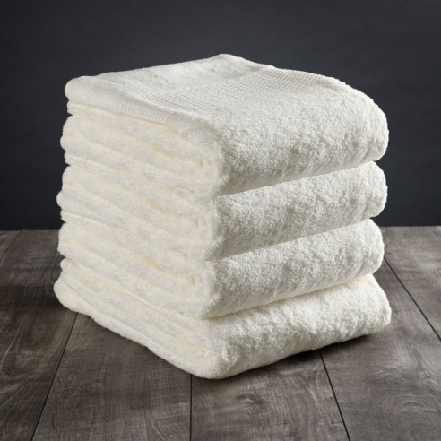 Luxury Organic Luxe Bath Mat in White | GOTS Certified | P A C T