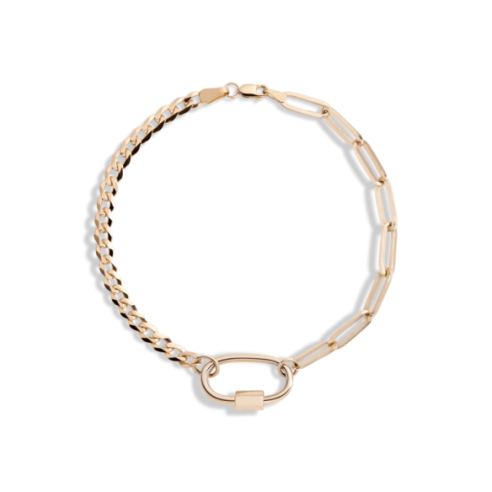 AURATE X KERRY: Lioness Chain Bracelet - Gold
