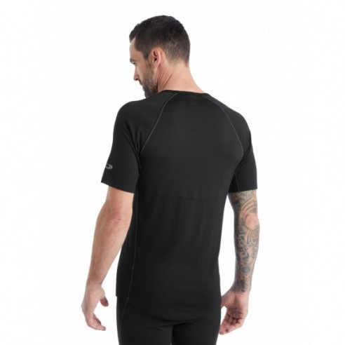 Men's BodyFitZone Merino 150 Long Sleeve Crewe - Black | Fair Trade  Sustainable