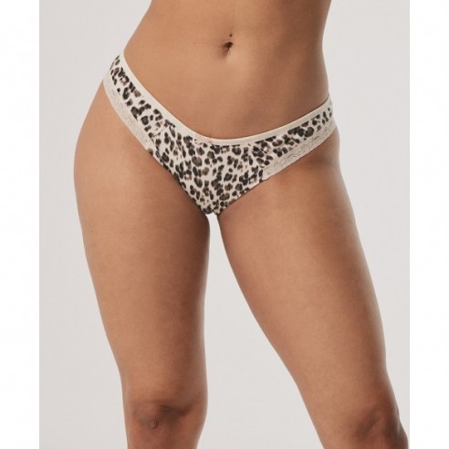 Blurred Leopard Lace Hipster