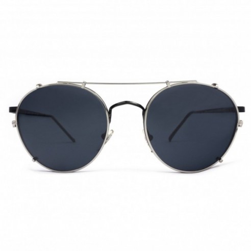 Shoreditch / Clip On Sunglasses Black by Sienna Alexander London