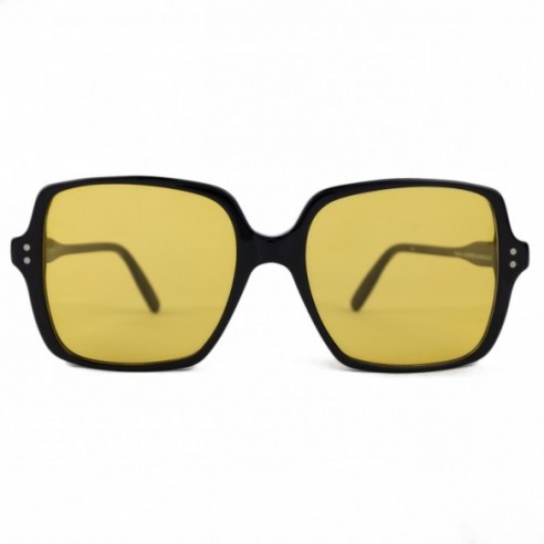 Michela Black / Square-frame Oversized Sunglasses by Sienna Alexander London