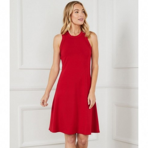 Halter Dress -Red