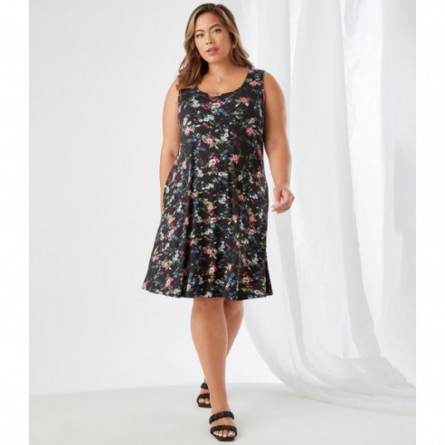 Plus Size Chloe Dress -Print