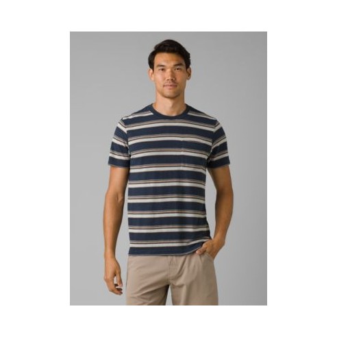 Cardiff Short Sleeve Pocket T-Shirt - Nautical Stripe