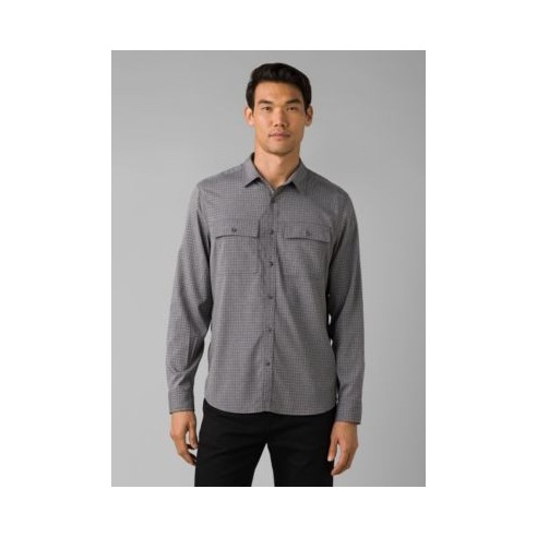 Garvan Long Sleeve Shirt - Tall - Charcoal