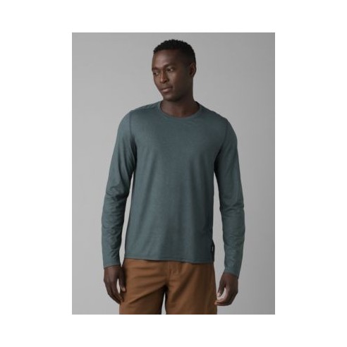 Prospect Heights Graphic Long Sleeve - Grey Blue Topo