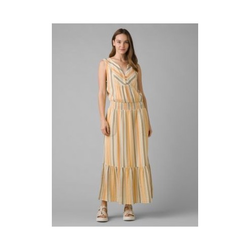 California Dreaming Dress - Golden Hour Stripe