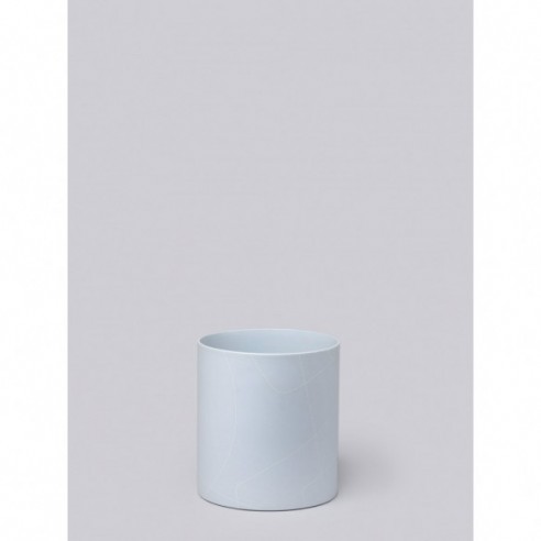 Large Porcelain Cylinder  - Ice in Ice by Middle Kingdom