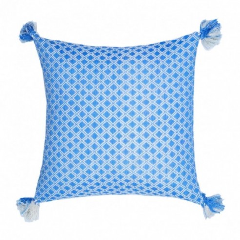 Comalapa Throw Pillow - Sky Blue by Archive New York