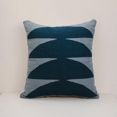Light Eclipse Throw Pillow Cover by Kiliim
