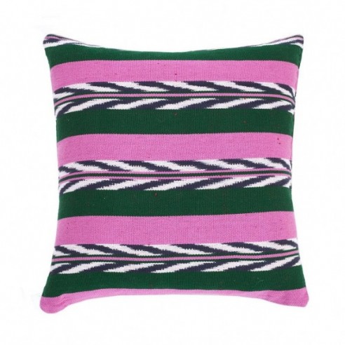 Palm Ikat Throw Pillow by Archive New York