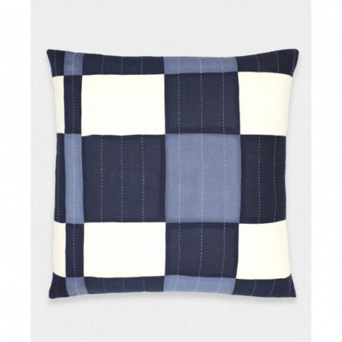 Patchwork Plaid Euro Sham by Anchal