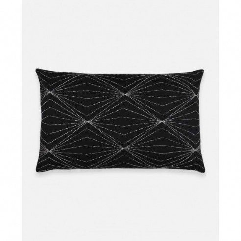 Prism Lumbar Pillow - Charcoal by Anchal