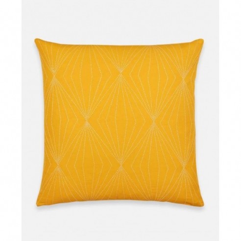 Prism Throw Pillow - Mustard by Anchal