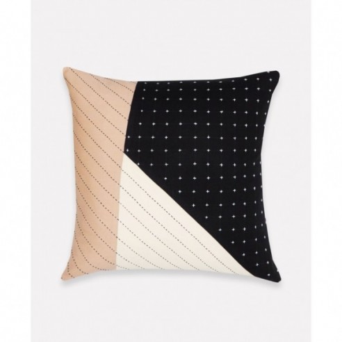 Saral Medium Colorblock Throw Pillow by Anchal