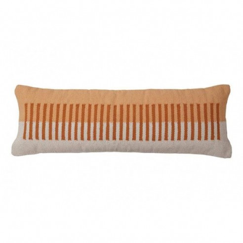 Terra Stripe Lumbar Pillow Cover by Casa Amarosa