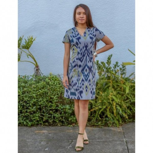Veronica Ikat Dress by Passion Lilie