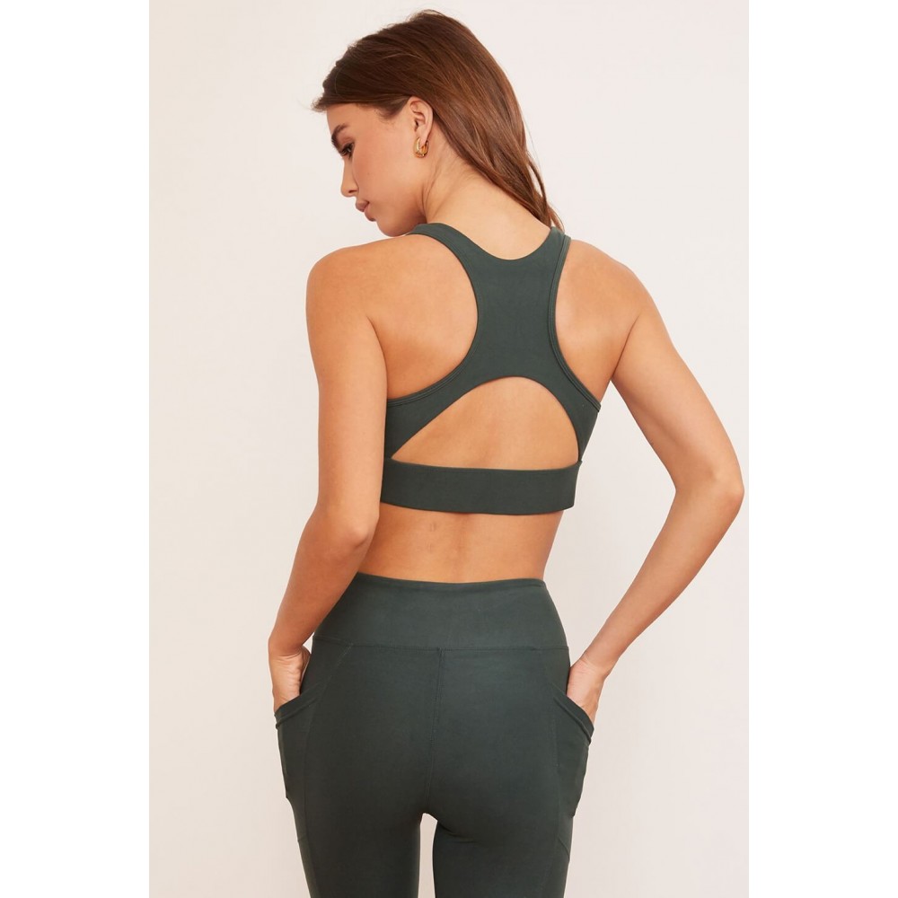 Recycled Racerback Bra - Thyme by Wolven | Discover and Shop Fair Trade and  Sustainable Brands on People Heart Planet