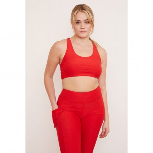 Recycled Yoga Top - Cayenne by Wolven