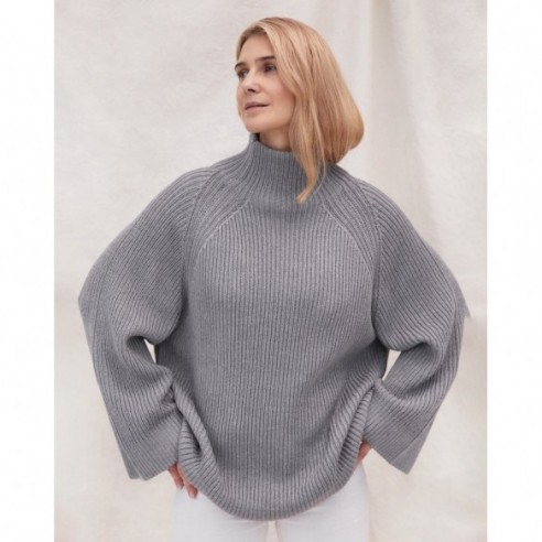 Milda Merino Wool Sweater in One Size by The Knotty Ones
