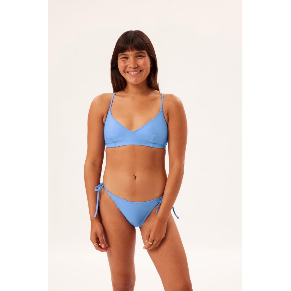 Womens - Organic Cotton Multi Logo Bikini Briefs in Venice Blue