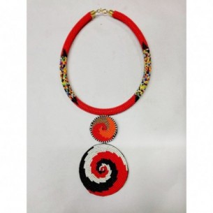 Elegant Maasai Beaded Colorful Bracelet, Handmade by Naruki Crafts | Discovered Red