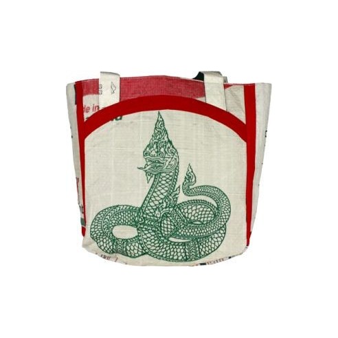 Recycled Cement Book Bag Serpent