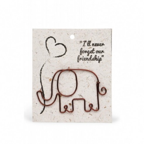 Wire Elephant  Gift Bookmark